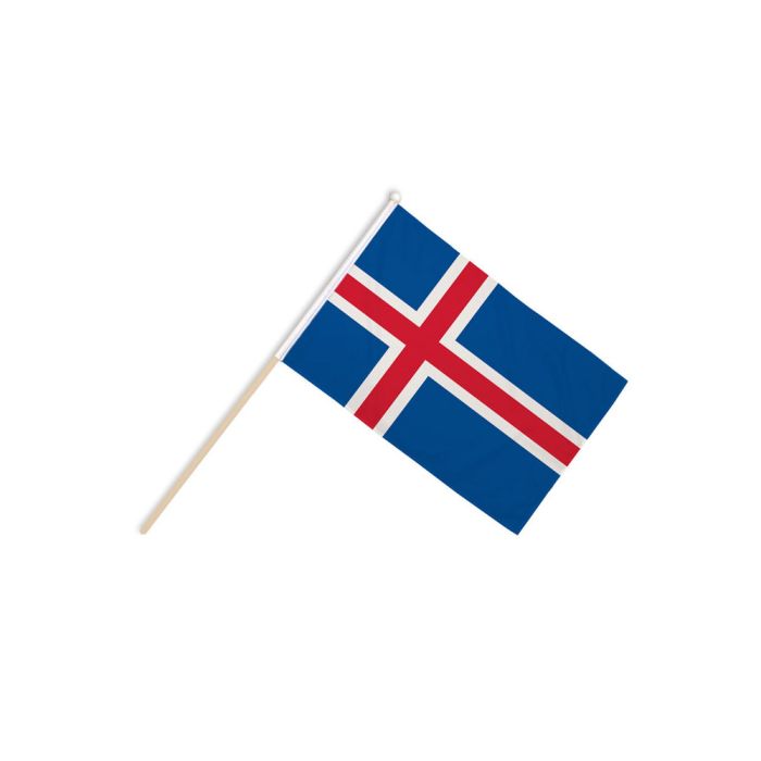 Iceland Hand Flags