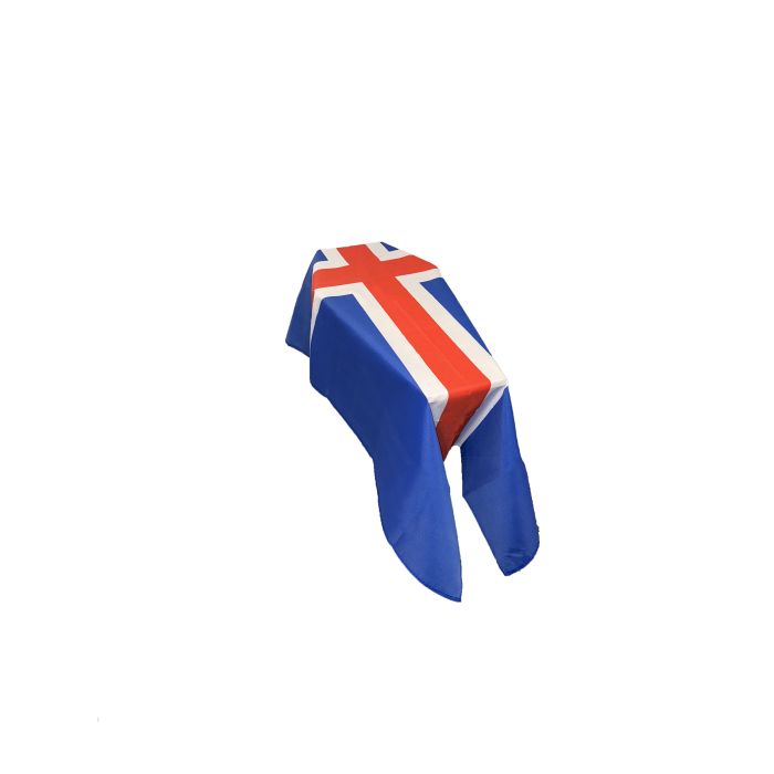 Iceland Coffin Drape Flag