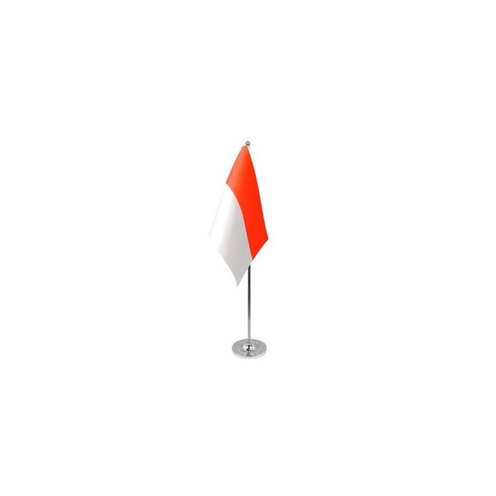 Indonesia Satin Table Flag – 9x6in (22.5 x 15 cm)