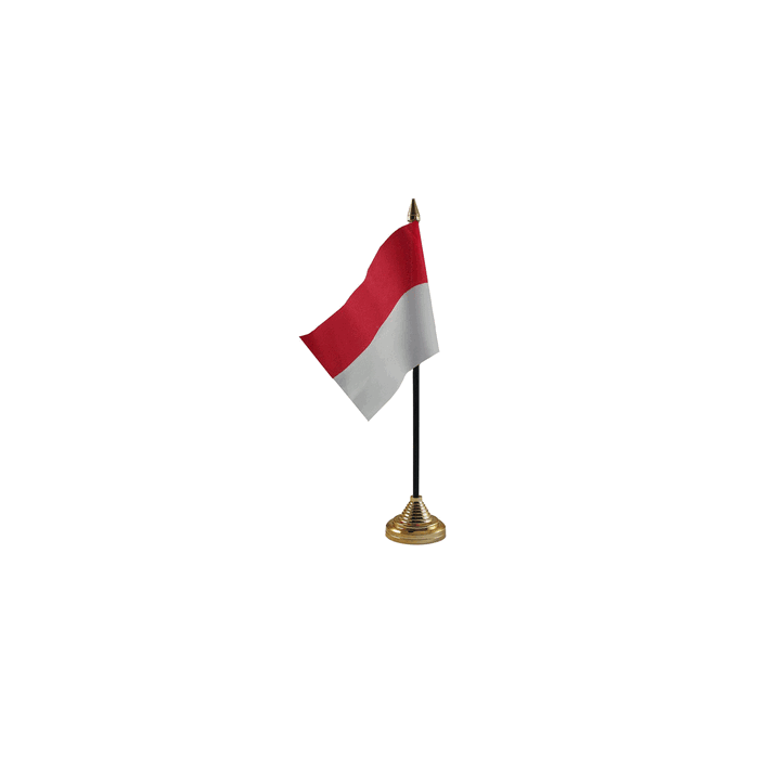 Indonesia Table Flag – 6x4in (15 x 10 cm)
