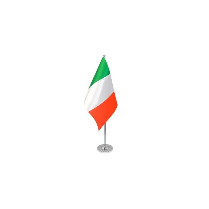 Italy Satin Table Flag – 9x6in (22.5 x 15 cm)