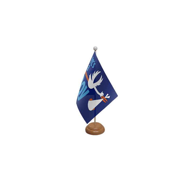 Its a Boy Table Flag – 9x6in (22.5 x 15 cm)