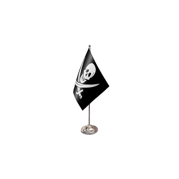 Jack Rackham Satin Table Flag – 9x6in (22.5 x 15 cm)