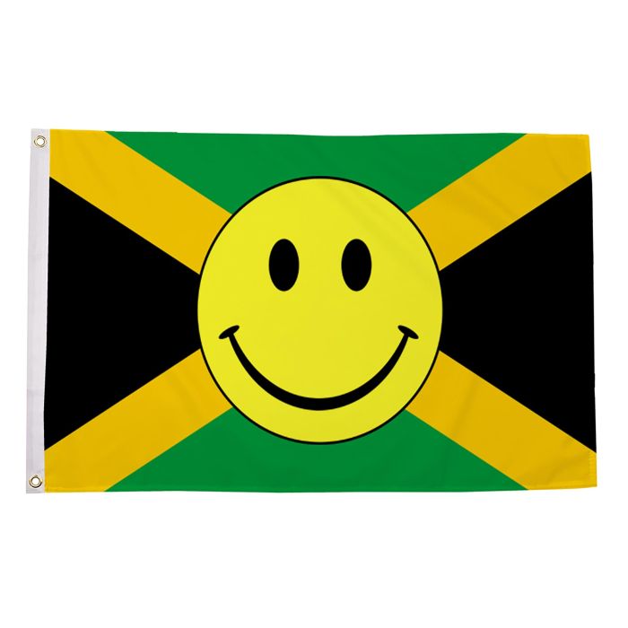 Jamaica Smiley Face Flag