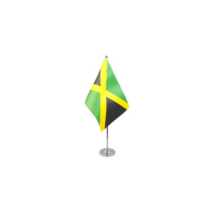 Jamaica Satin Table Flag – 9x6in (22.5 x 15 cm)