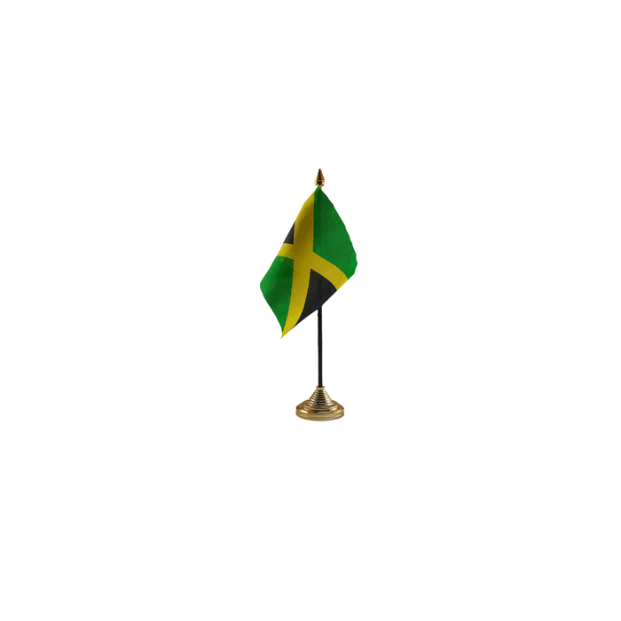 Jamaica Table Flag – 6x4in (15 x 10 cm)
