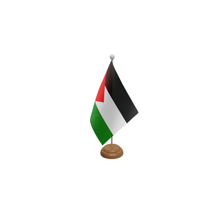 Jordan Large Wooden Table Flag – 18x12in (45 x 30 cm)