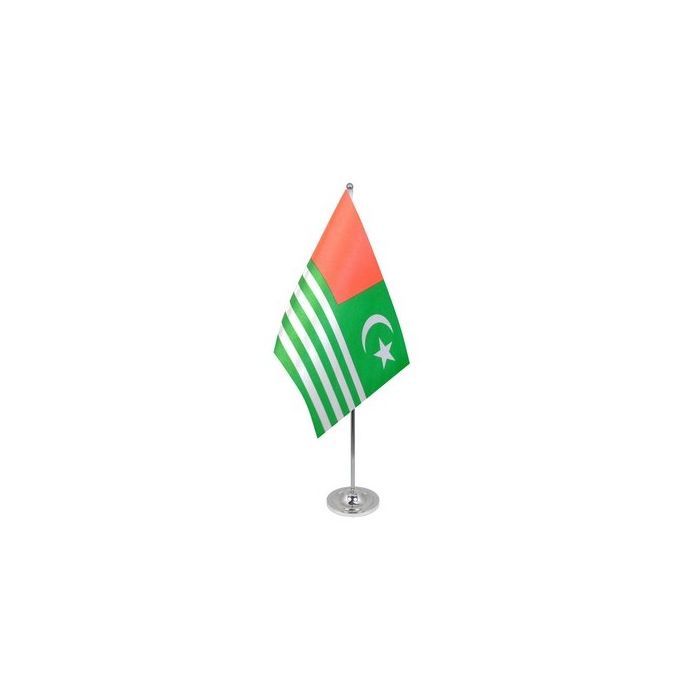 Kashmir Satin Table Flag – 9x6in (22.5 x 15 cm)