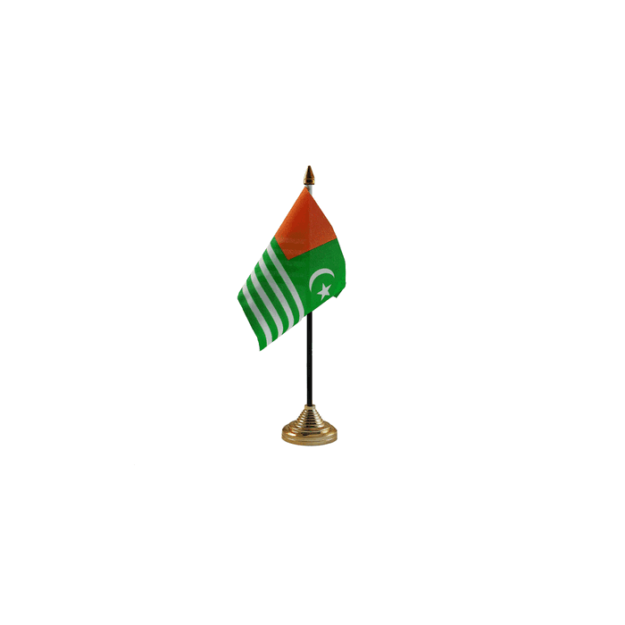 Kashmir Table Flag – 6x4in (15 x 10 cm)