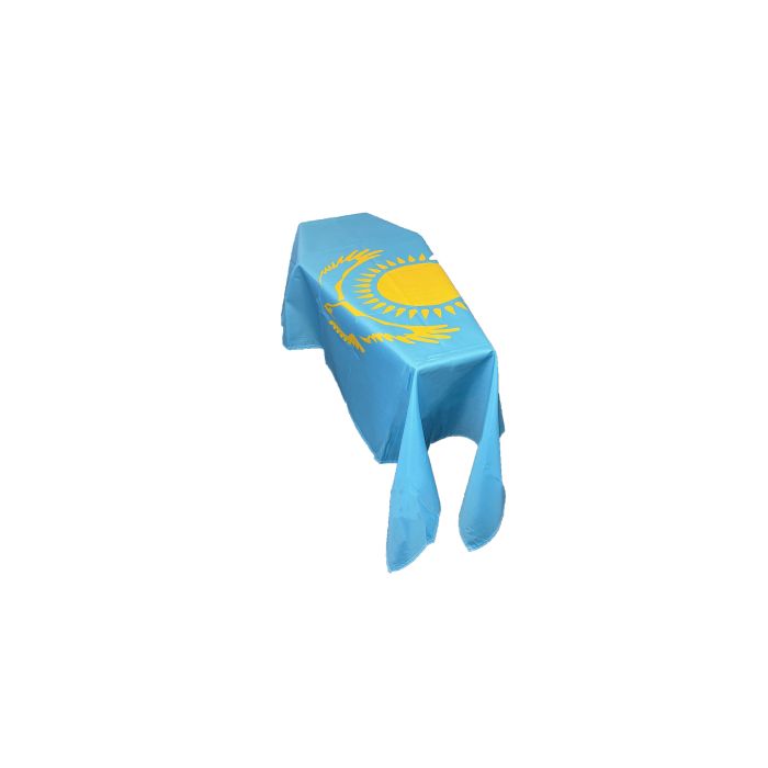 Kazakhstan Coffin Drape Flag