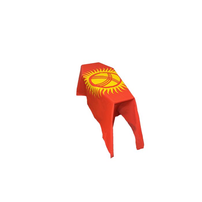 Kyrgyzstan Coffin Drape Flag