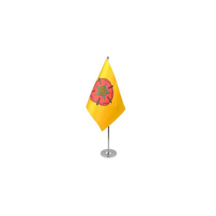 Lancashire New Satin Table Flag – 9x6in (22.5 x 15 cm)