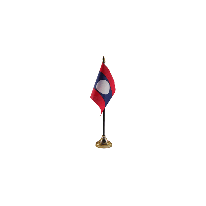 Laos Table Flag – 6x4in (15 x 10 cm)