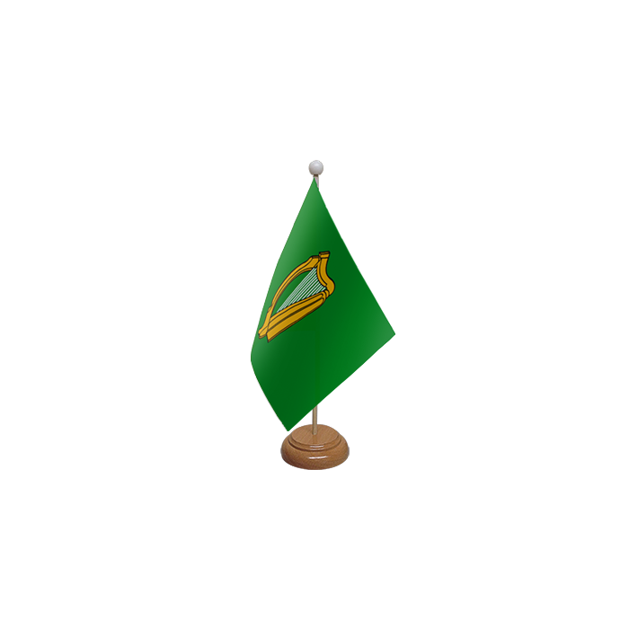 Leinster Wooden Table Flag – 9x6in (22.5 x 15 cm)