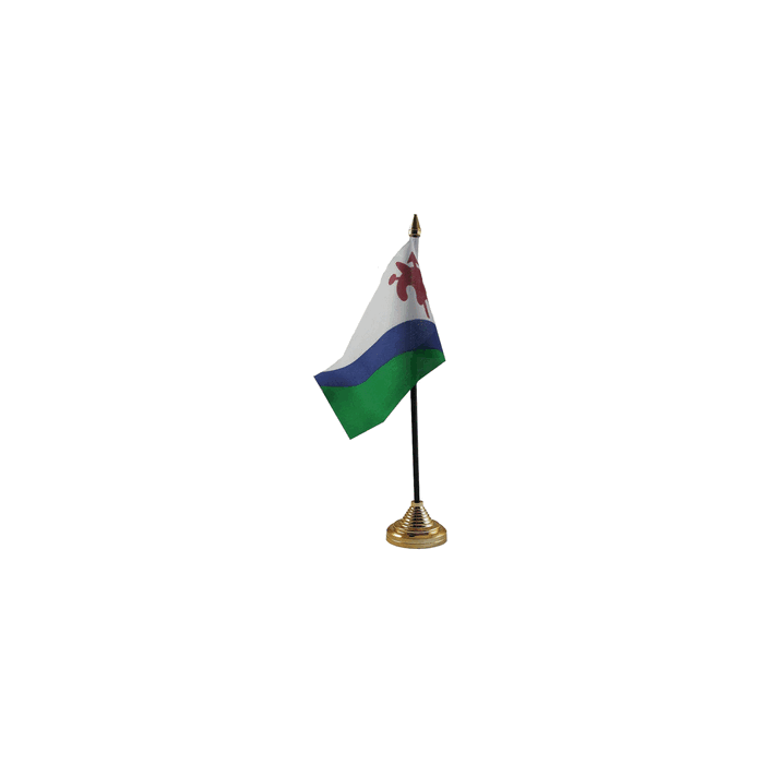 Lesotho Old Small Table Flag – 6x4in (15 x 10 cm)