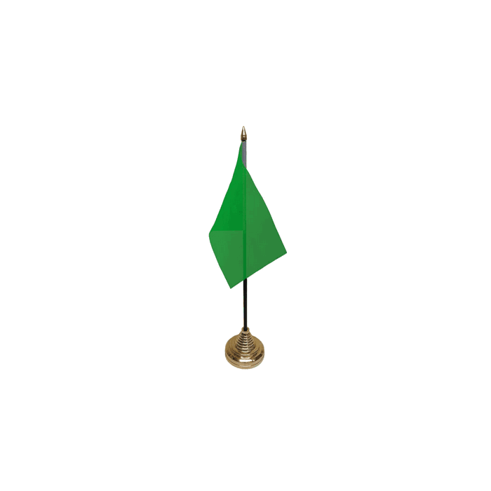 Libya Old (Green) Small Table Flag – 6x4in (15 x 10 cm)