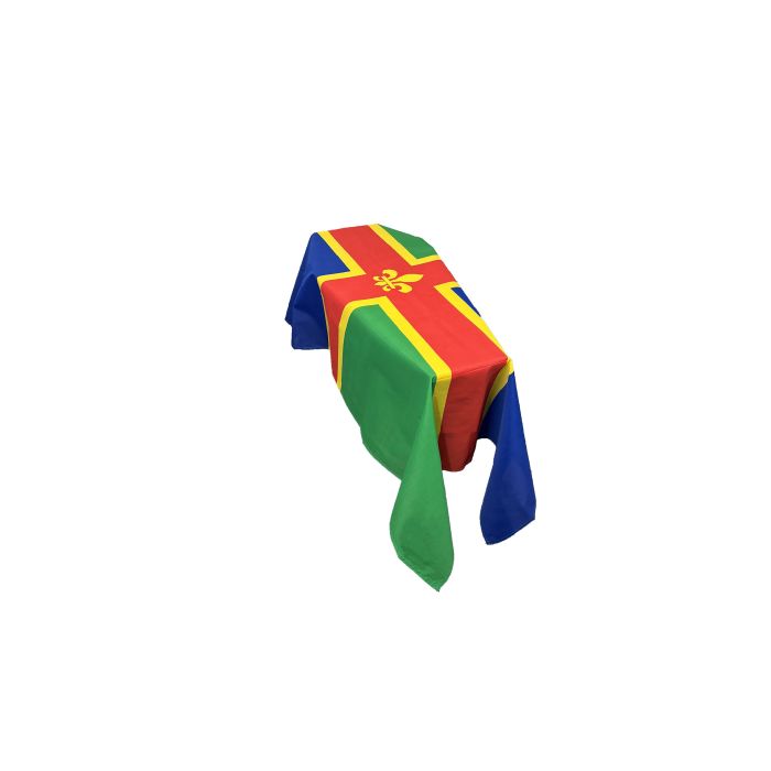 Lincolnshire Coffin Drape Flag