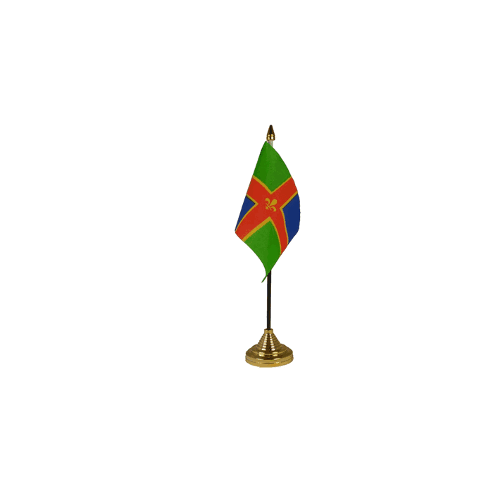 Lincolnshire Table Flag – 6x4in (15 x 10 cm)