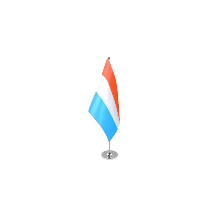 Luxembourg Satin Table Flag – 9x6in (22.5 x 15 cm)