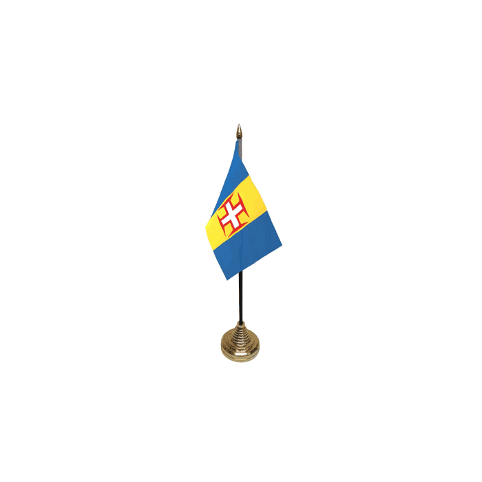Madeira Table Flag – 6x4in (15 x 10 cm)