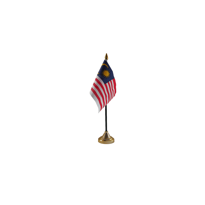 Malaysia Table Flag – 6x4in (15 x 10 cm)