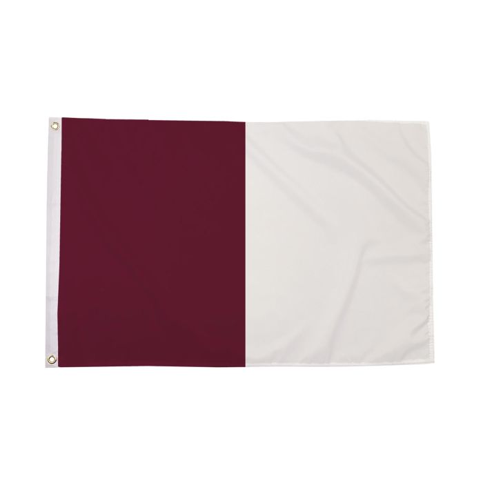 Maroon and White Irish County Coffin Drape Flag
