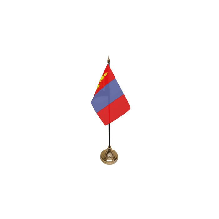 Mongolia Table Flag – 6x4in (15 x 10 cm)