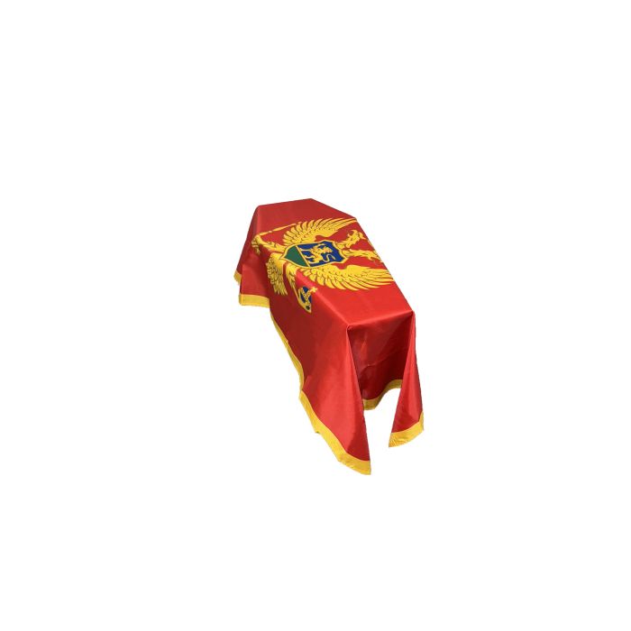 Montenegro Coffin Drape Flag