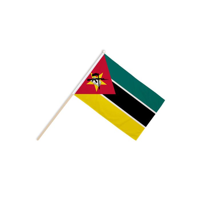 Mozambique Hand Flags