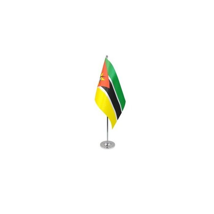 Mozambique Satin Table Flag – 9x6in (22.5 x 15 cm)