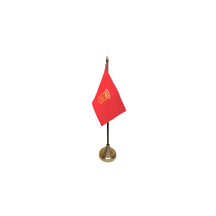 Navarre Small Table Flag – 6x4in (15 x 10 cm)