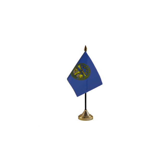 Nebraska Table Flag – 6x4in (15 x 10 cm)