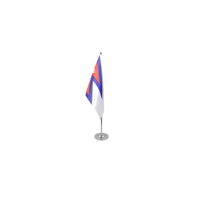 Nepal Satin Table Flag – 9x6in (22.5 x 15 cm)