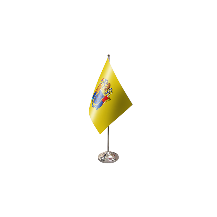 New Jersey Satin Table Flag – 9x6in (22.5 x 15 cm)