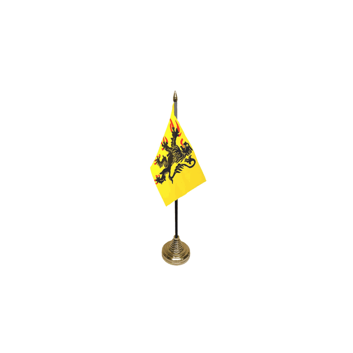 Nord-Pas-de-Calais Small Table Flag – 6x4in (15 x 10 cm)