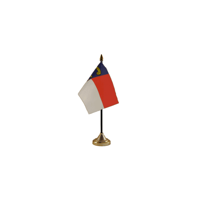 North Carolina Table Flag – 6x4in (15 x 10 cm)