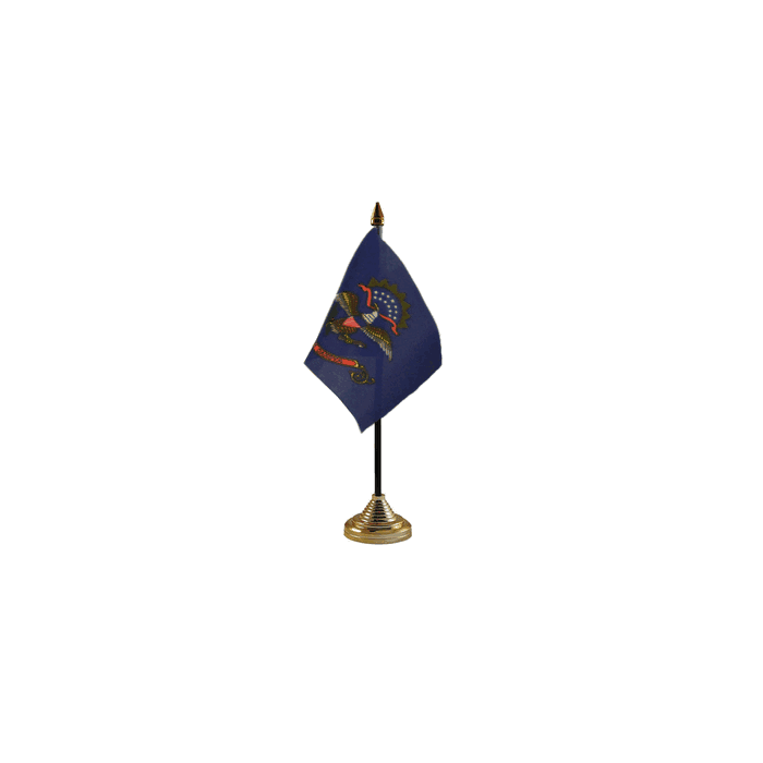 North Dakota Table Flag – 6x4in (15 x 10 cm)