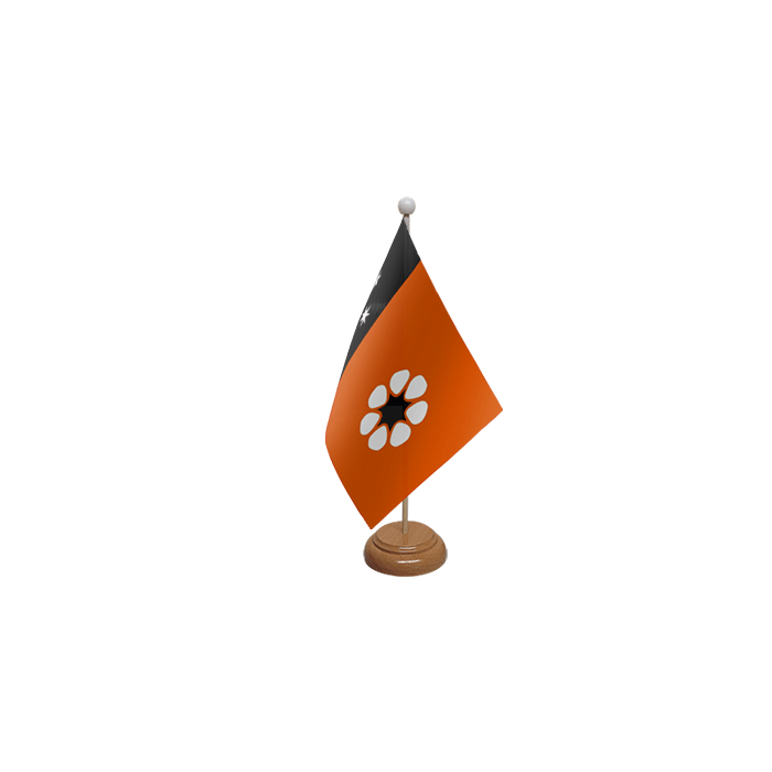 Northern Territory Wooden Table Flag – 9x6in (22.5 x 15 cm)