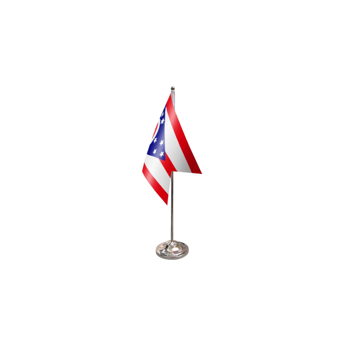 Ohio Satin Table Flag – 9x6in (22.5 x 15 cm)