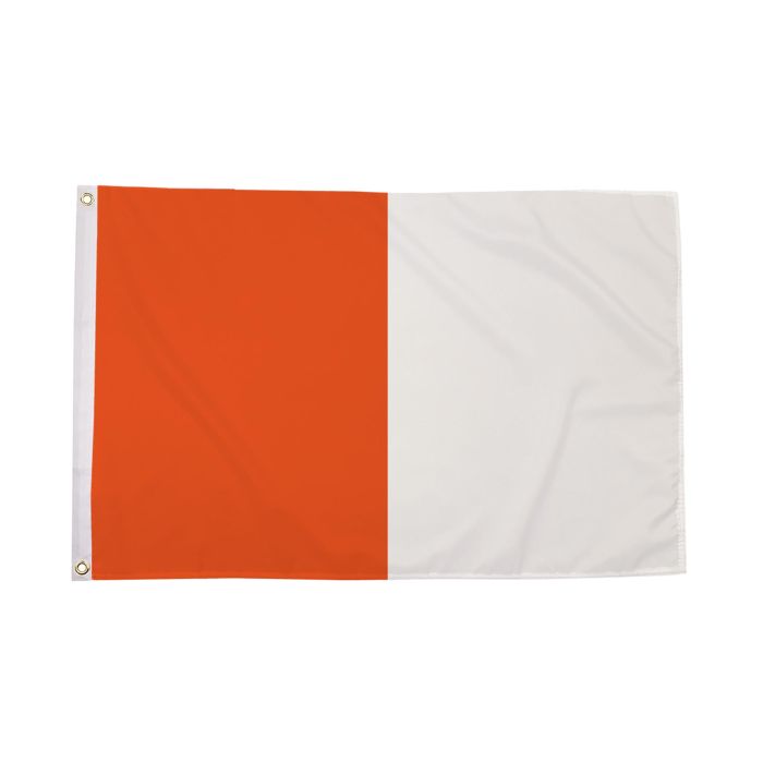 Orange and White Irish County Coffin Drape Flag