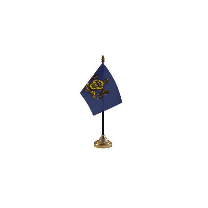 Pennsylvania Table Flag – 6x4in (15 x 10 cm)