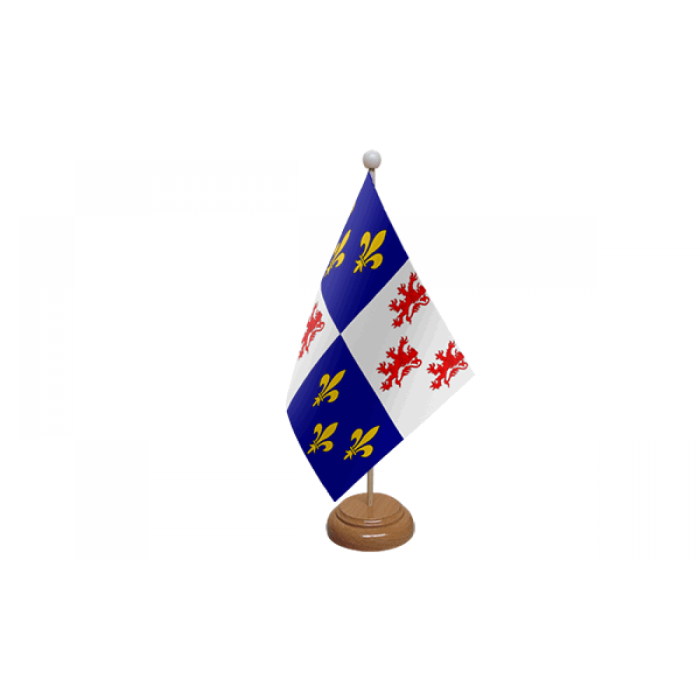 Picardy Wooden Table Flag – 9x6in (22.5 x 15 cm)