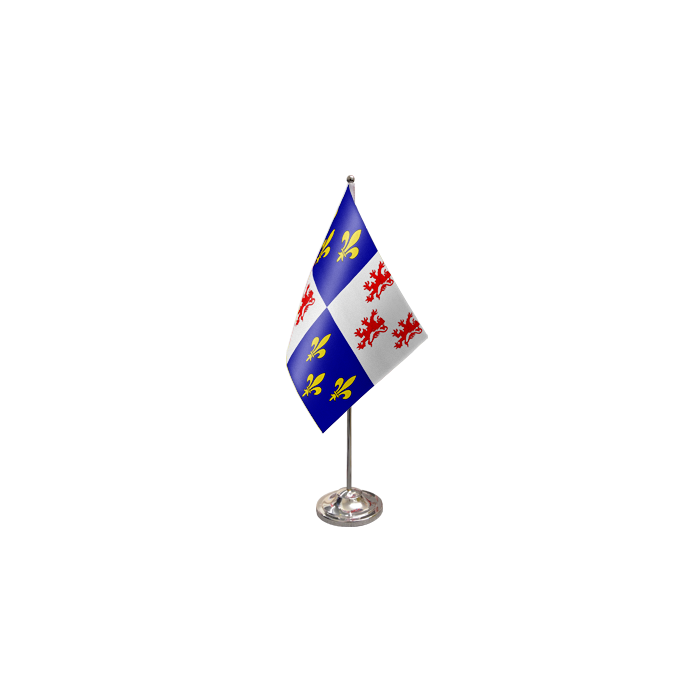 Picardy Satin Table Flag – 9x6in (22.5 x 15 cm)