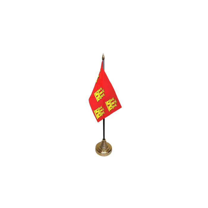 Poitou-Charentes Small Table Flag – 6x4in (15 x 10 cm)