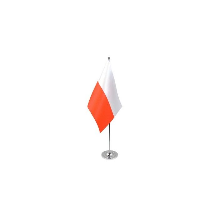 Poland Satin Table Flag – 9x6in (22.5 x 15 cm)