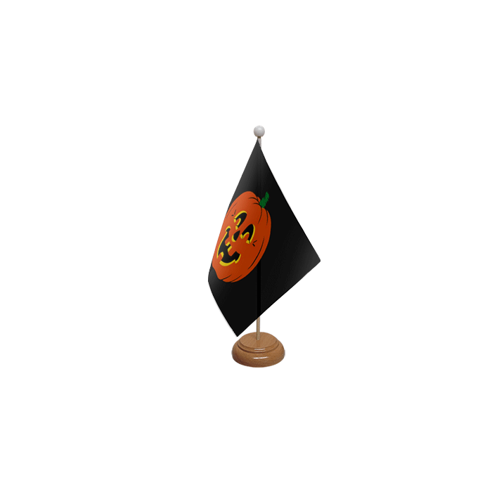 Pumpkin Table Flag – 9x6in (22.5 x 15 cm)