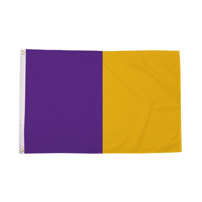 Purple and Gold Irish County Coffin Drape Flag
