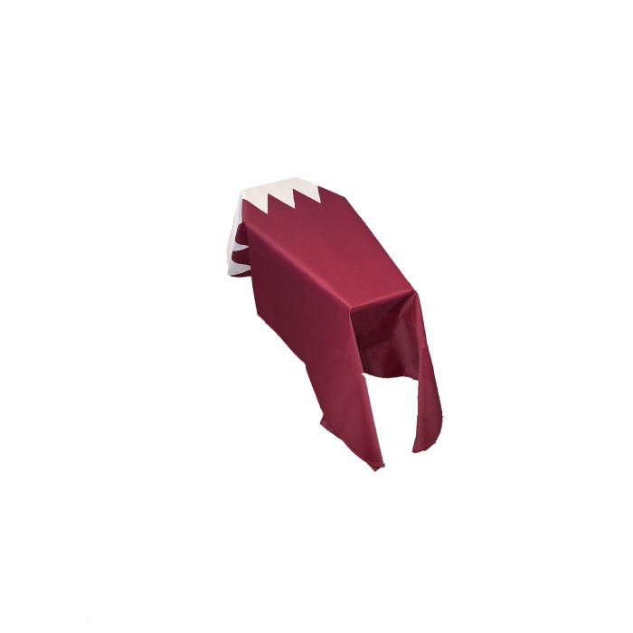 Qatar Coffin Drape Flag