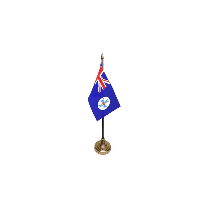 Queensland Table Flag – 6x4in (15 x 10 cm)