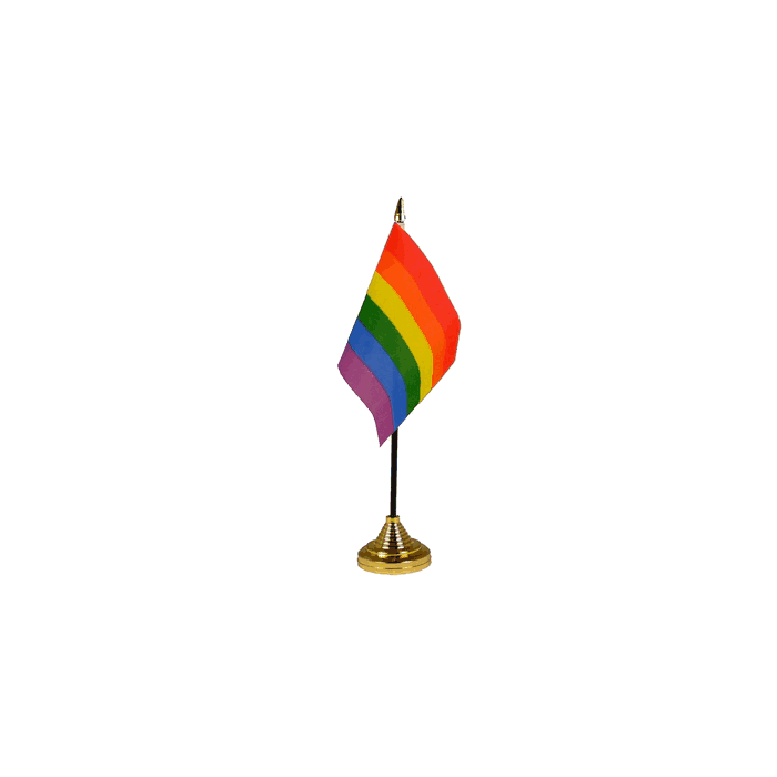 Rainbow Table Flag – 6x4in (15 x 10 cm)